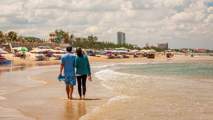 Bãi tắm Thuỷ Tiên phù hợp cho những ngày cần sự thư giãn tuyệt đối